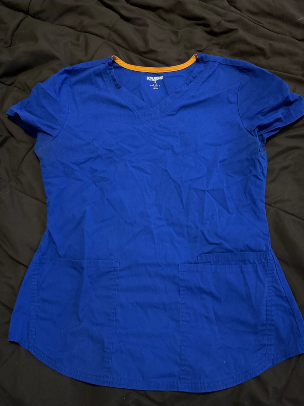 Scrubstar Women's V-Neck Medical Top in Royal Blue